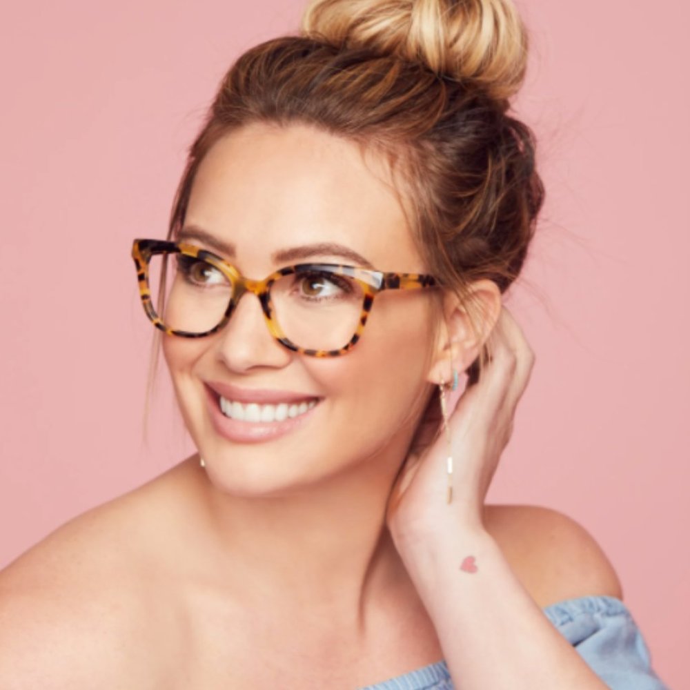 Hillary Duff Muse Zora Tortoise Eyeglass Frames